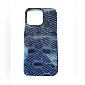 Geometric Black iPhone 15 Pro Max Case